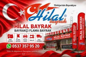 Hilal Bayrak, Bayrakçı, Bayrak İmalatı, Bayrak Satışı, Bayrak Firması, Şirket Bayrağı, Makam Bayrak, Flama Bayrak